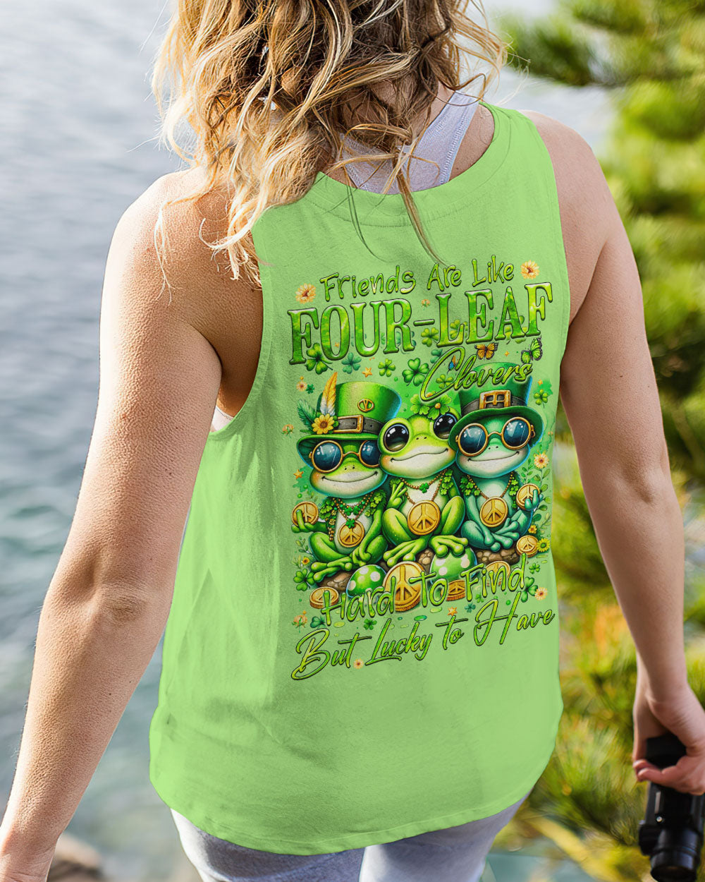 FRIENDS ARE LIKE FOUR-LEAF CLOVERS PATRICK'S DAY ALL OVER PRINT - TYQY1501242
