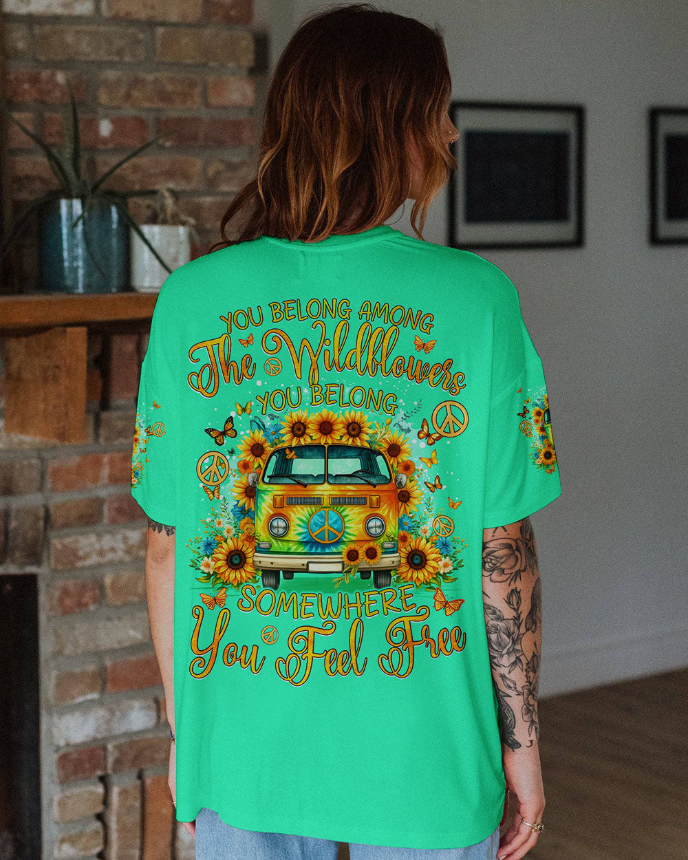 YOU BELONG AMONG THE WILDFLOWERS ALL OVER PRINT - TYQY1505242