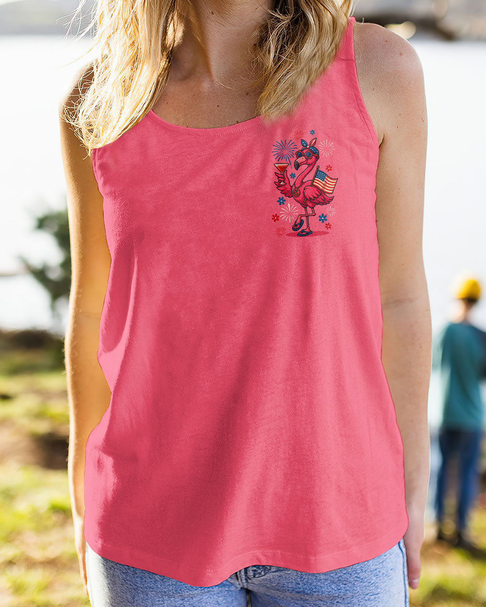 PRETTY IN PINK FLAMINGO ALL OVER PRINT - TYQY1505253