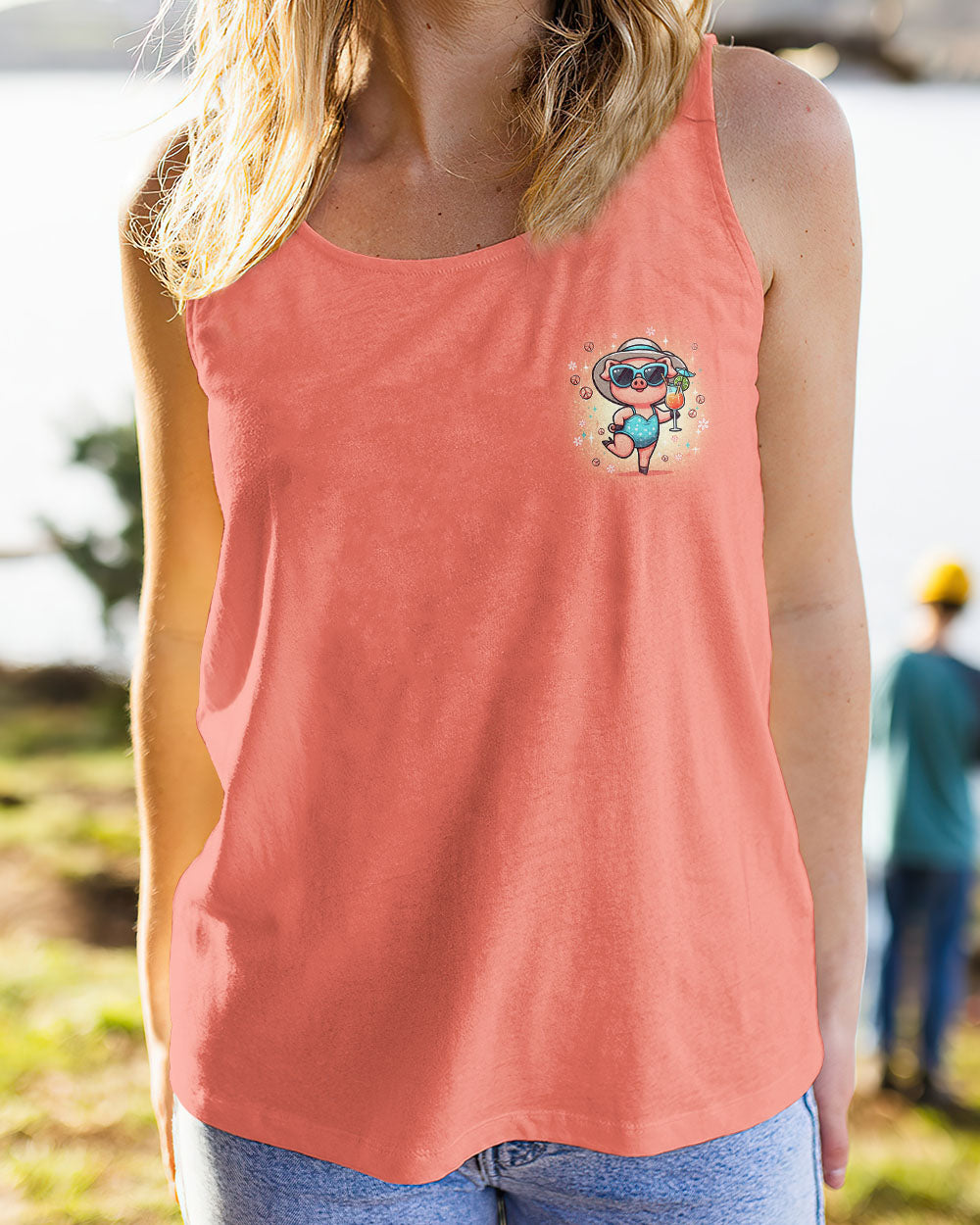 I'M NOT SHORT PIG HIPPIE ALL OVER PRINT - TYQY1508253