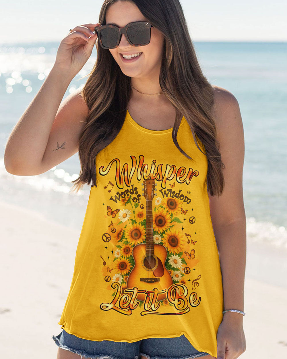 WHISPER WORDS OF WISDOM LET IT BE GUITAR ALL OVER PRINT - TYQY1509251
