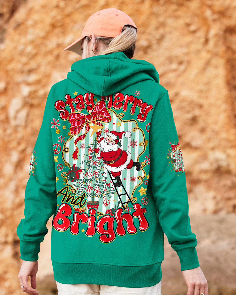 STAY MERRY AND BRIGHT CHRISTMAS ALL OVER PRINT - TYQY1511252