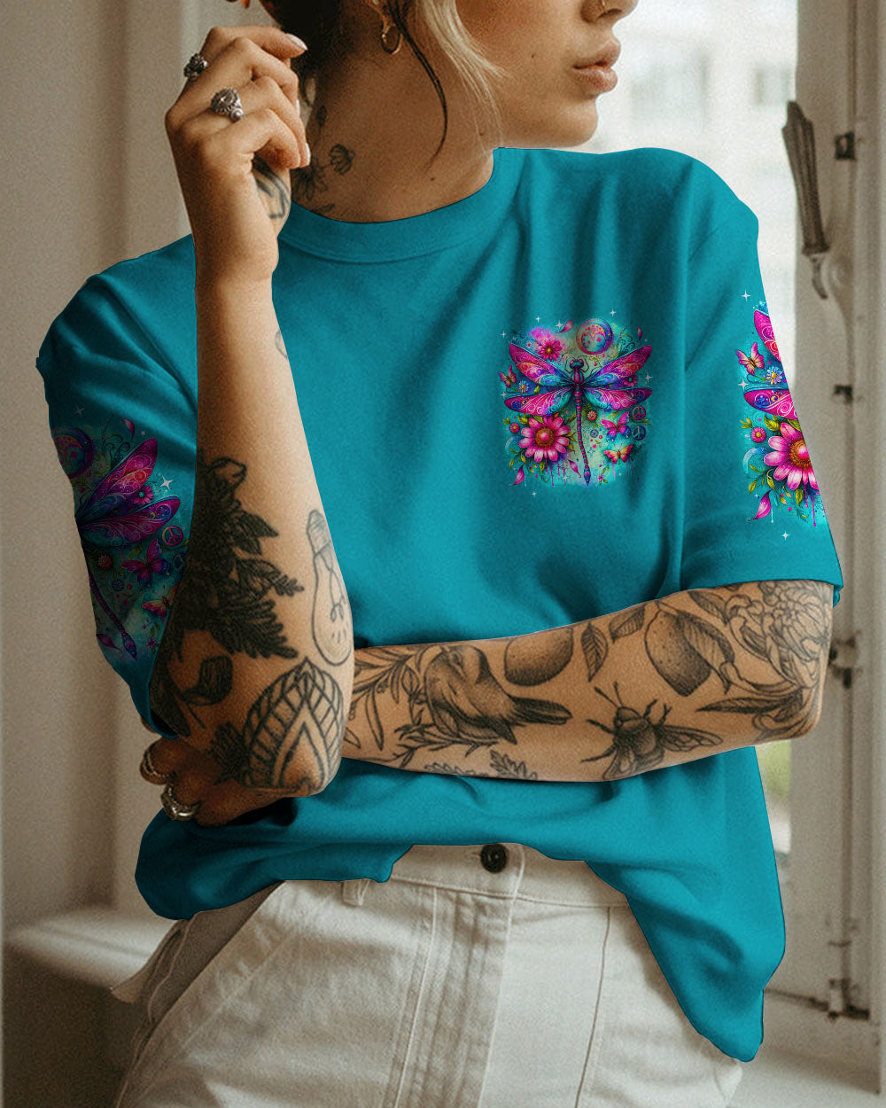 JUST BELIEVE DRAGONFLY ALL OVER PRINT - TYQY1512233