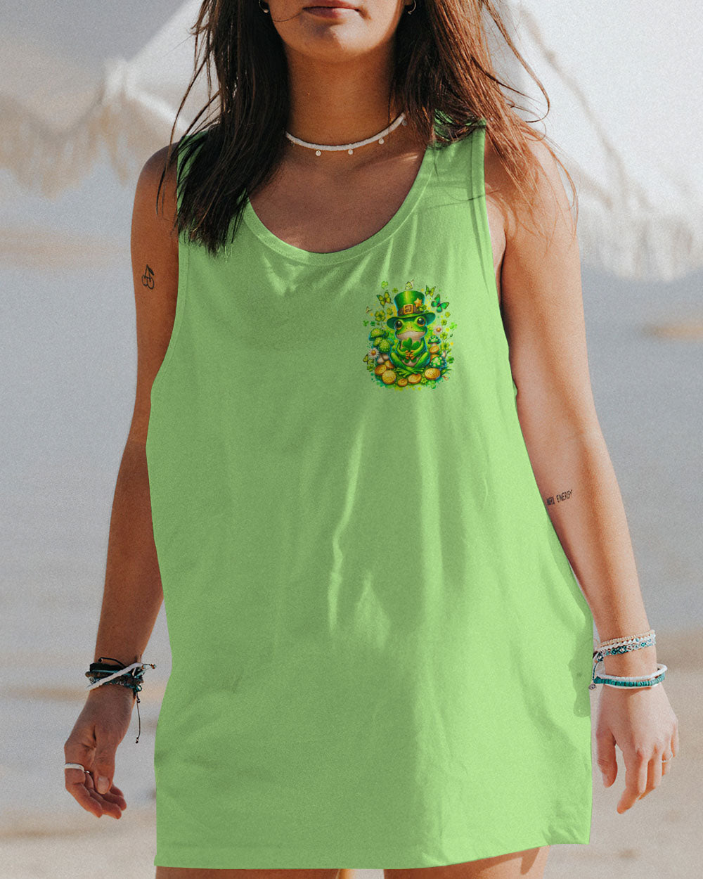 LUCK OF THE IRISH FROG PATRICK'S DAY ALL OVER PRINT - TYQY1601244