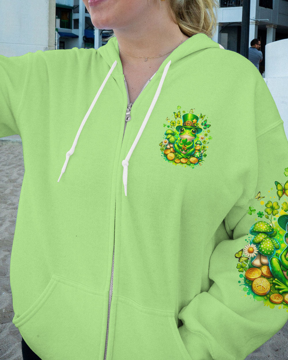 LUCK OF THE IRISH FROG PATRICK'S DAY ALL OVER PRINT - TYQY1601244