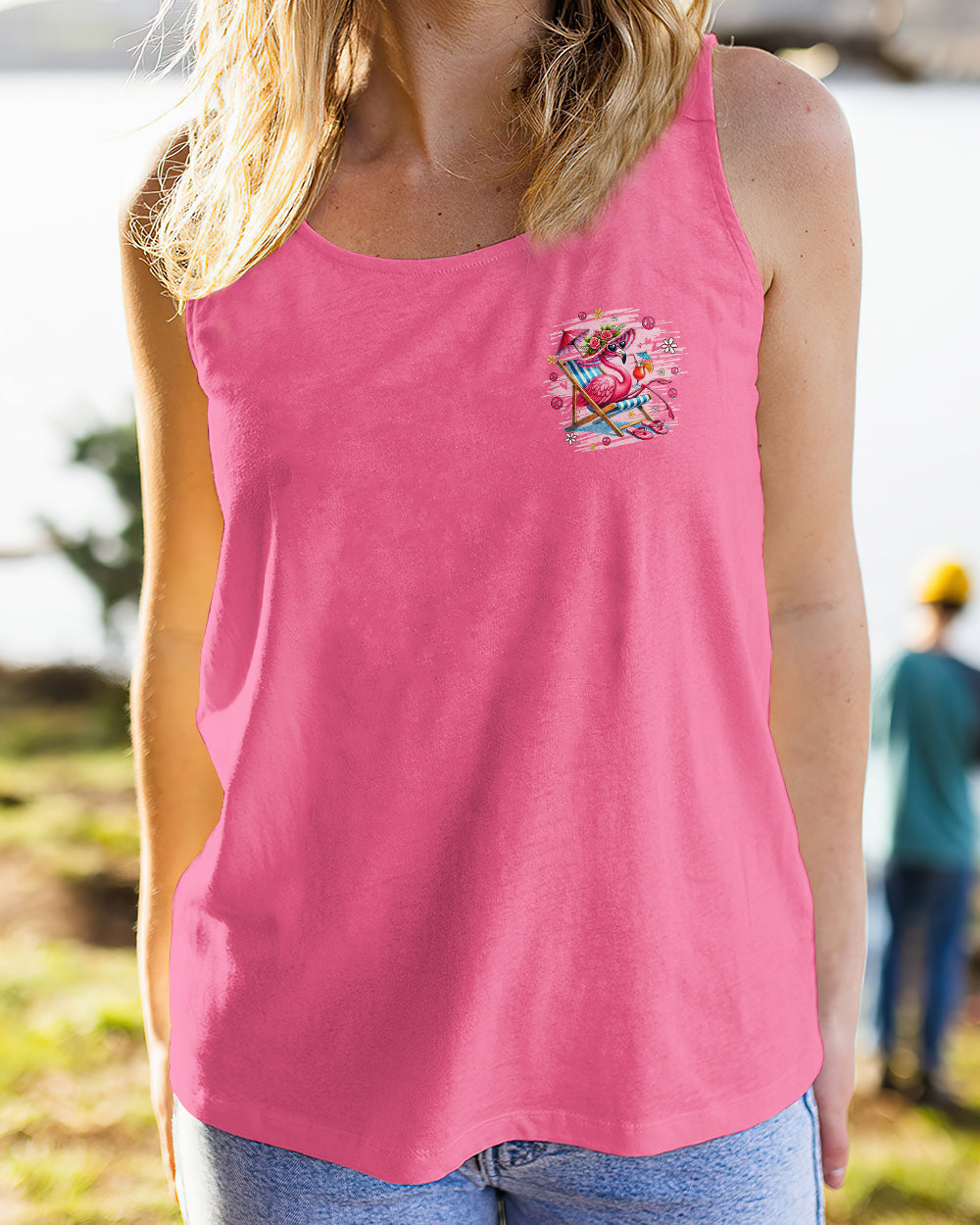 PRETTY IN PINK FLAMINGO ALL OVER PRINT - TYQY1601262