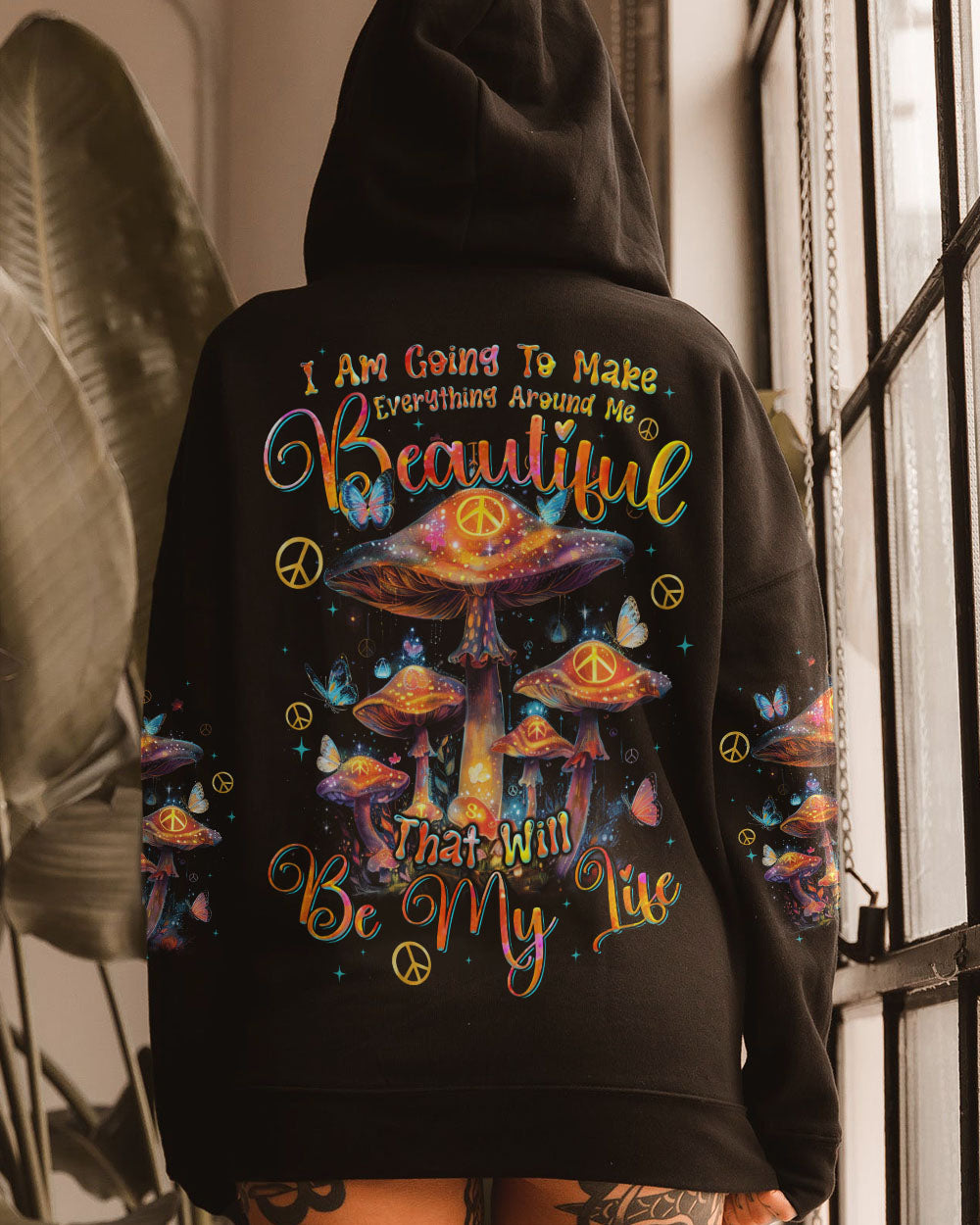 MAKE EVERYTHING AROUND ME BEAUTIFUL MUSHROOM ALL OVER PRINT - TYQY1603244