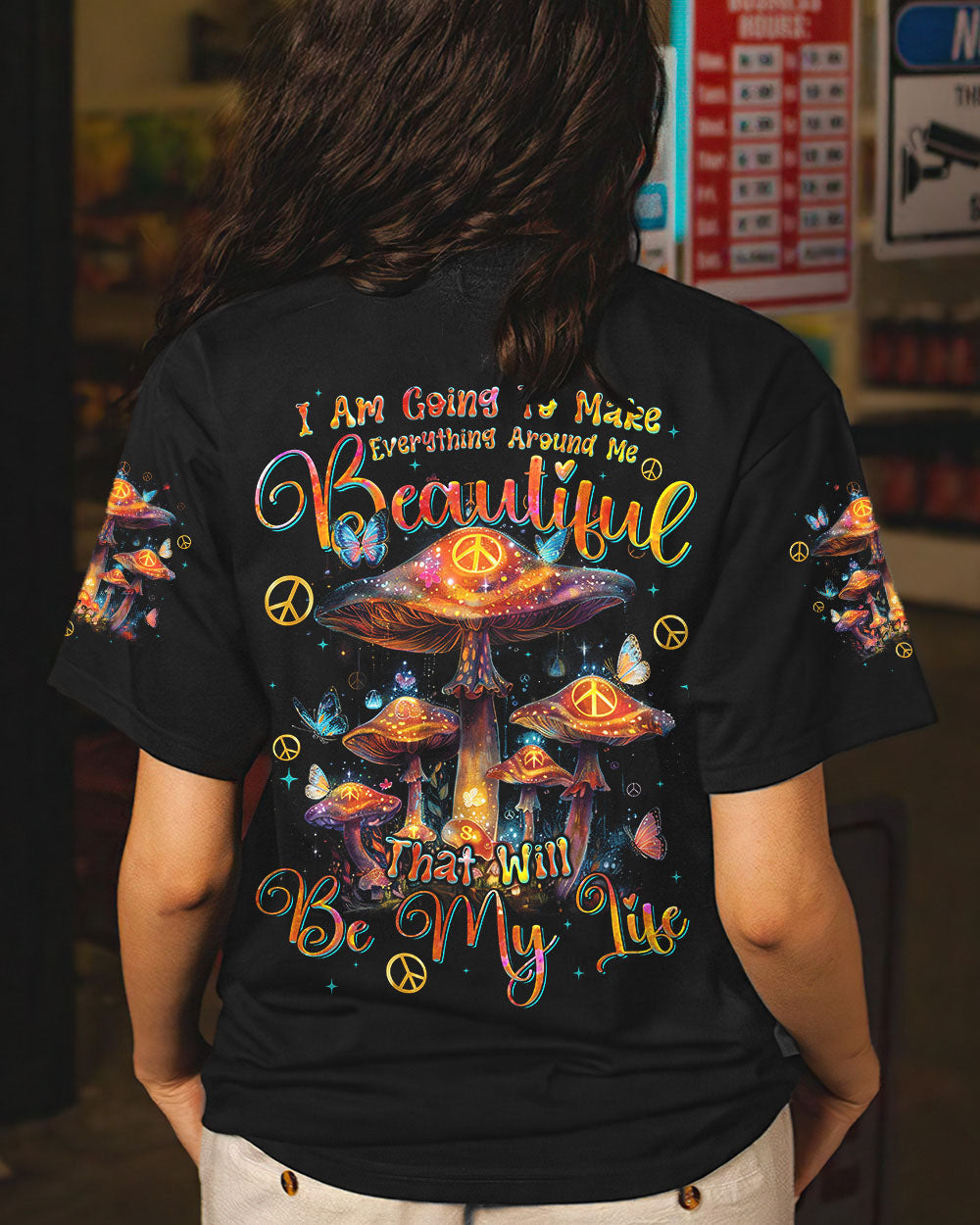 MAKE EVERYTHING AROUND ME BEAUTIFUL MUSHROOM ALL OVER PRINT - TYQY1603244