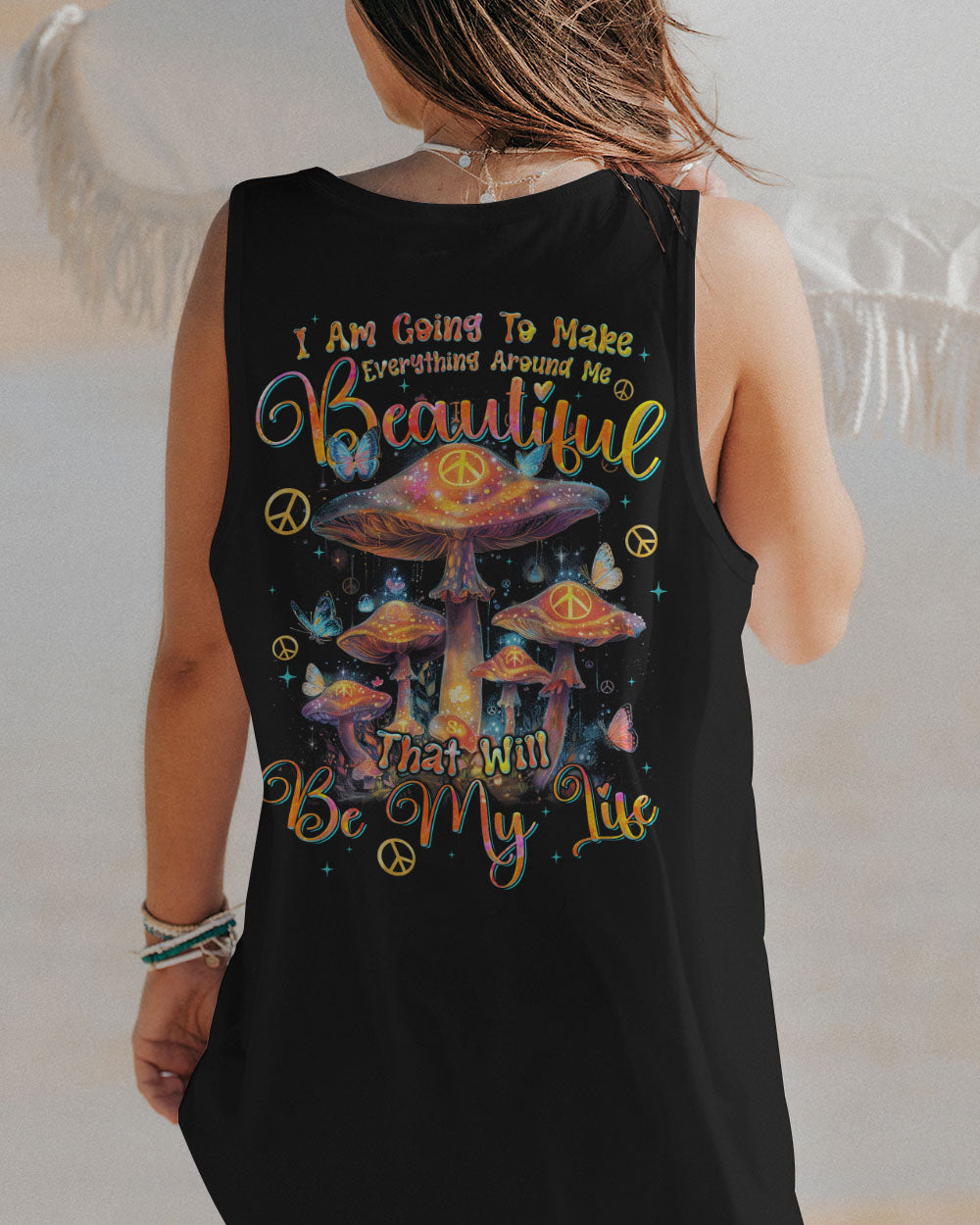 MAKE EVERYTHING AROUND ME BEAUTIFUL MUSHROOM ALL OVER PRINT - TYQY1603244