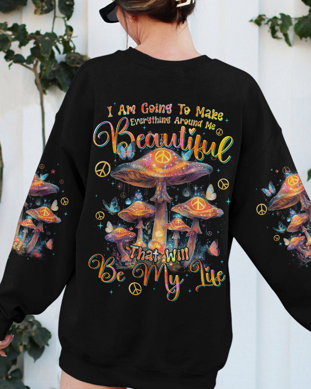 MAKE EVERYTHING AROUND ME BEAUTIFUL MUSHROOM ALL OVER PRINT - TYQY1603244