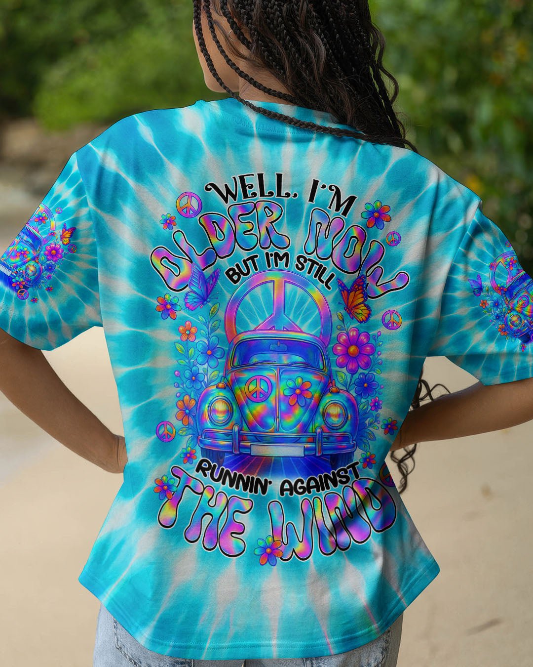 RUNNING AGAINST THE WIND TIE DYE ALL OVER PRINT - TYQY1604257