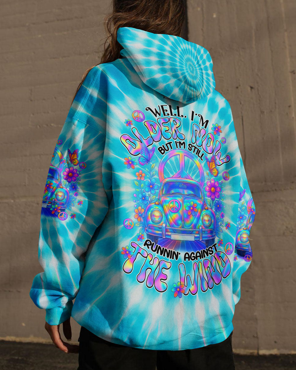 RUNNING AGAINST THE WIND TIE DYE ALL OVER PRINT - TYQY1604257