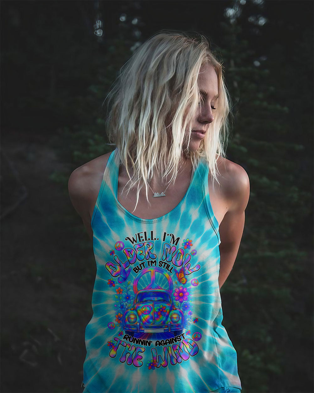 RUNNING AGAINST THE WIND TIE DYE ALL OVER PRINT - TYQY1604257