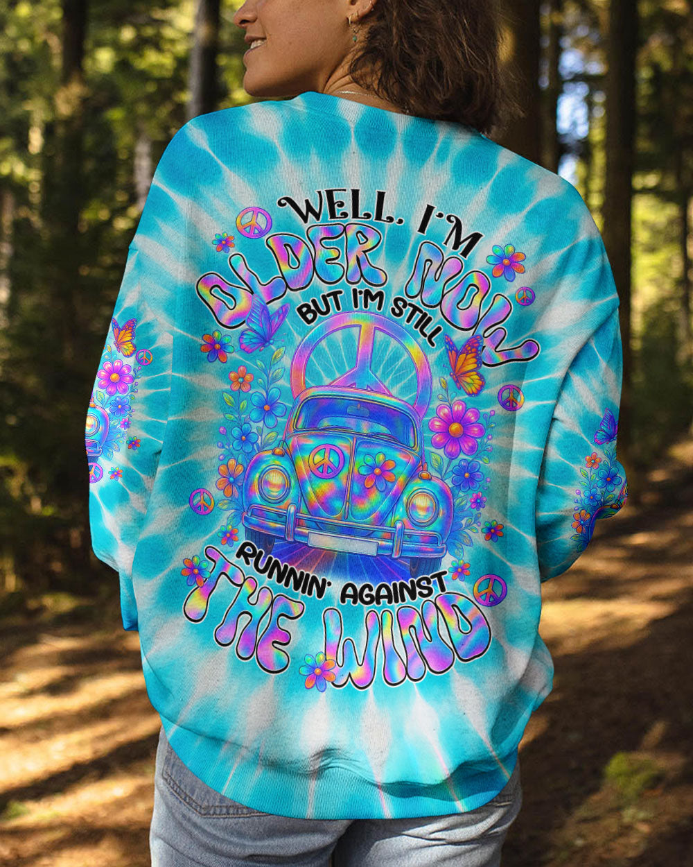 RUNNING AGAINST THE WIND TIE DYE ALL OVER PRINT - TYQY1604257
