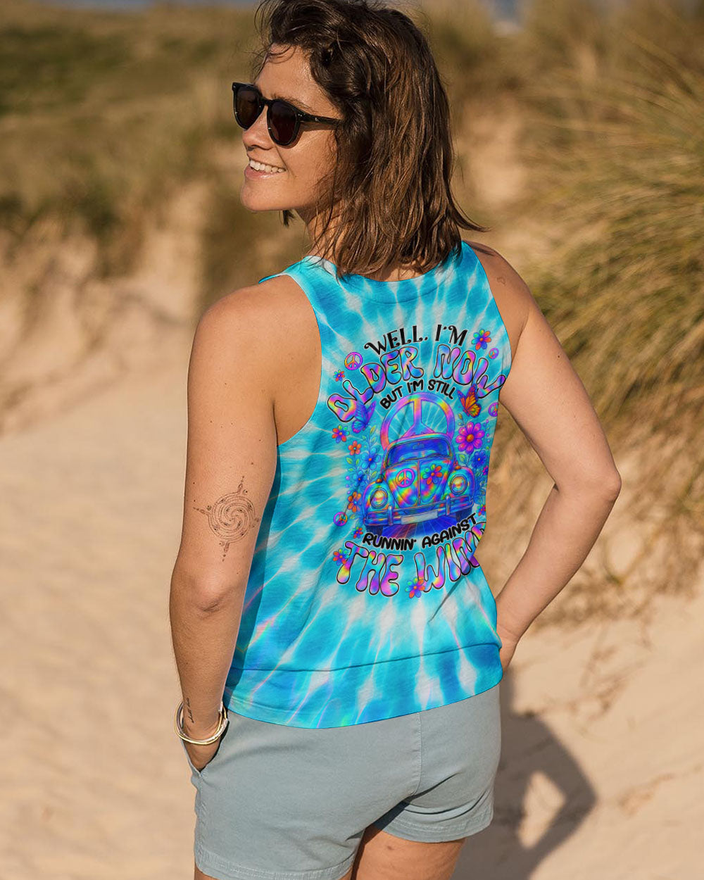 RUNNING AGAINST THE WIND TIE DYE ALL OVER PRINT - TYQY1604257