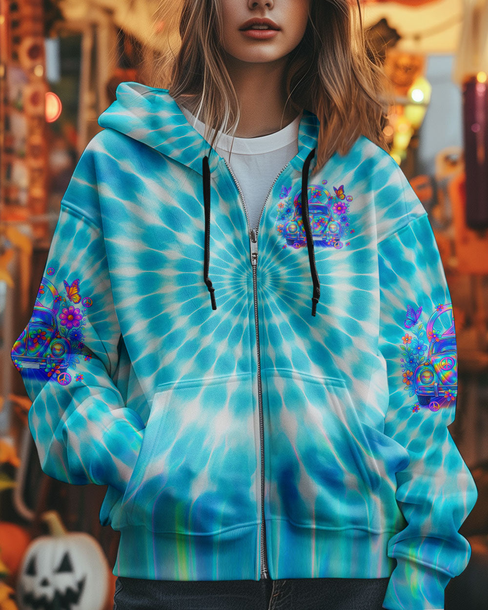 RUNNING AGAINST THE WIND TIE DYE ALL OVER PRINT - TYQY1604257