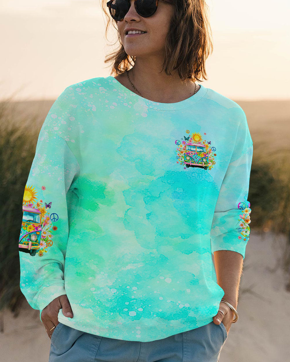 RUNNING AGAINST THE WIND ALL OVER PRINT - TYQY1608244