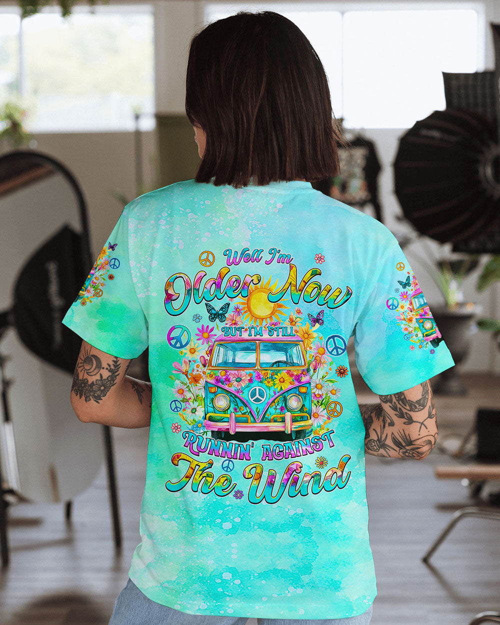 RUNNING AGAINST THE WIND ALL OVER PRINT - TYQY1608244
