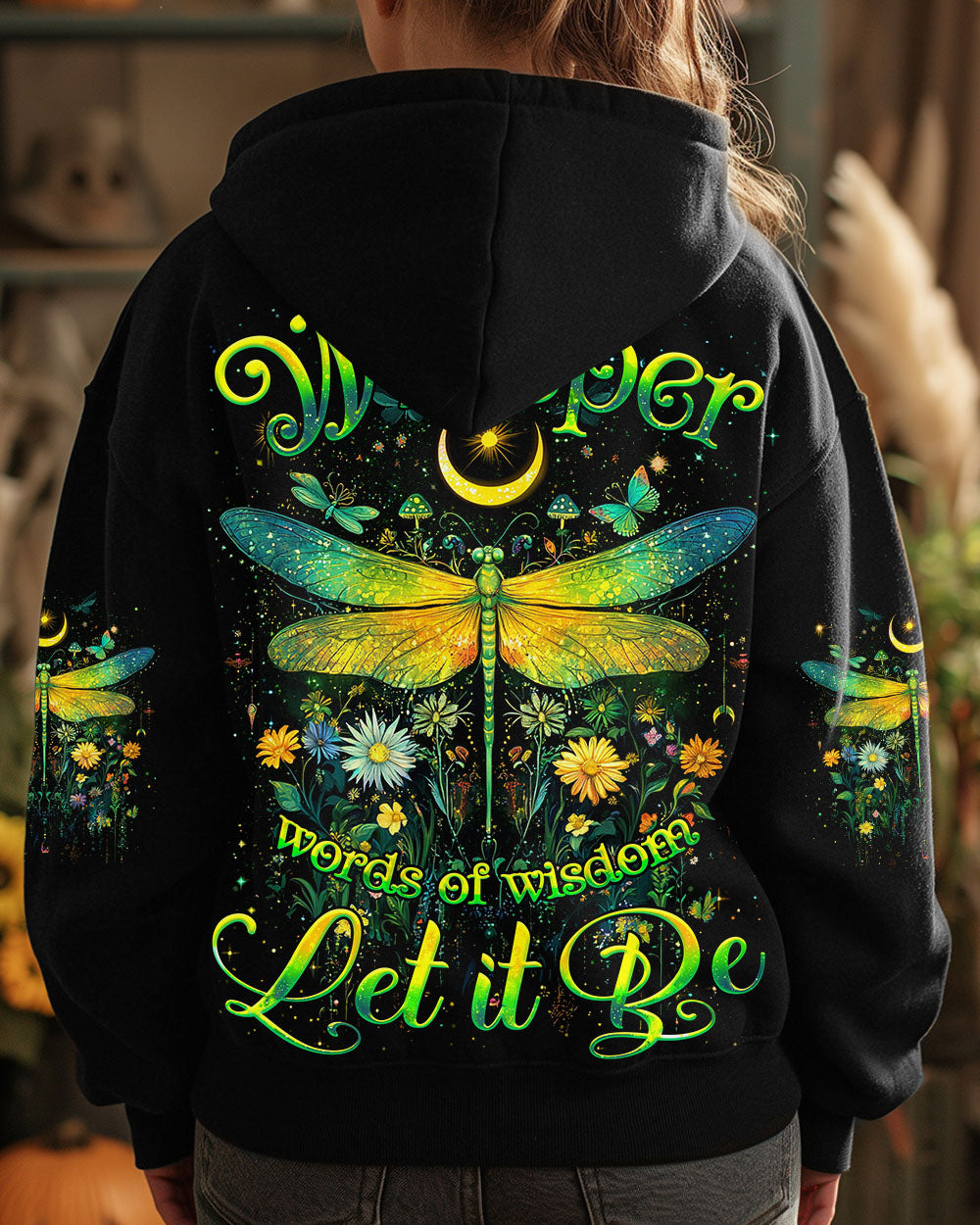 WHISPER WORDS OF WISDOM LET IT BE DRAGONFLY ALL OVER PRINT - TYQY1612244