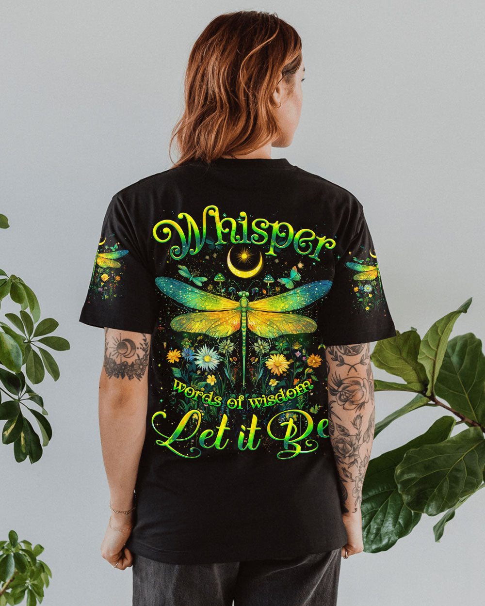 WHISPER WORDS OF WISDOM LET IT BE DRAGONFLY ALL OVER PRINT - TYQY1612244