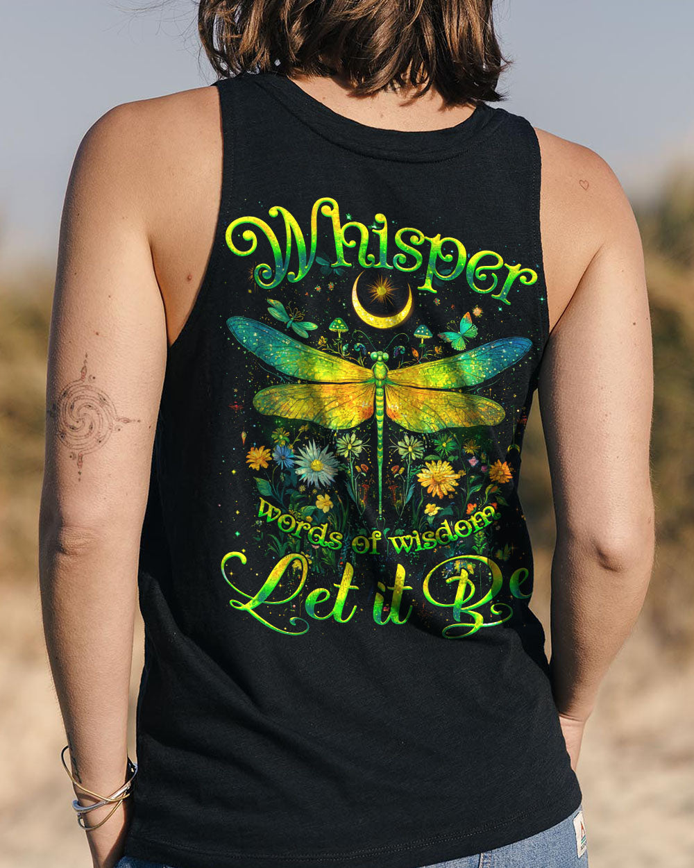 WHISPER WORDS OF WISDOM LET IT BE DRAGONFLY ALL OVER PRINT - TYQY1612244