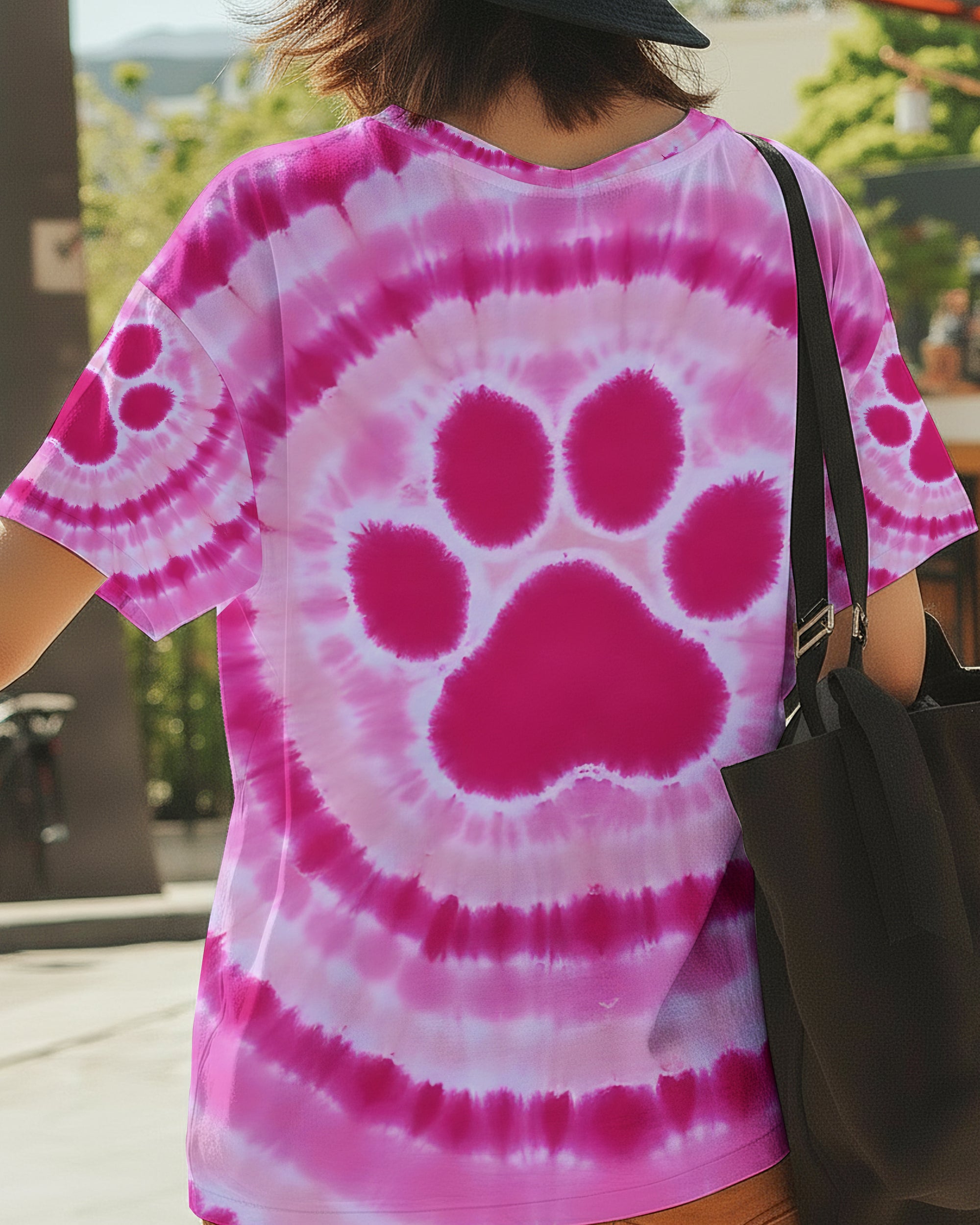 PAW PINK TIE DYE ALL OVER PRINT - TYQY1612251