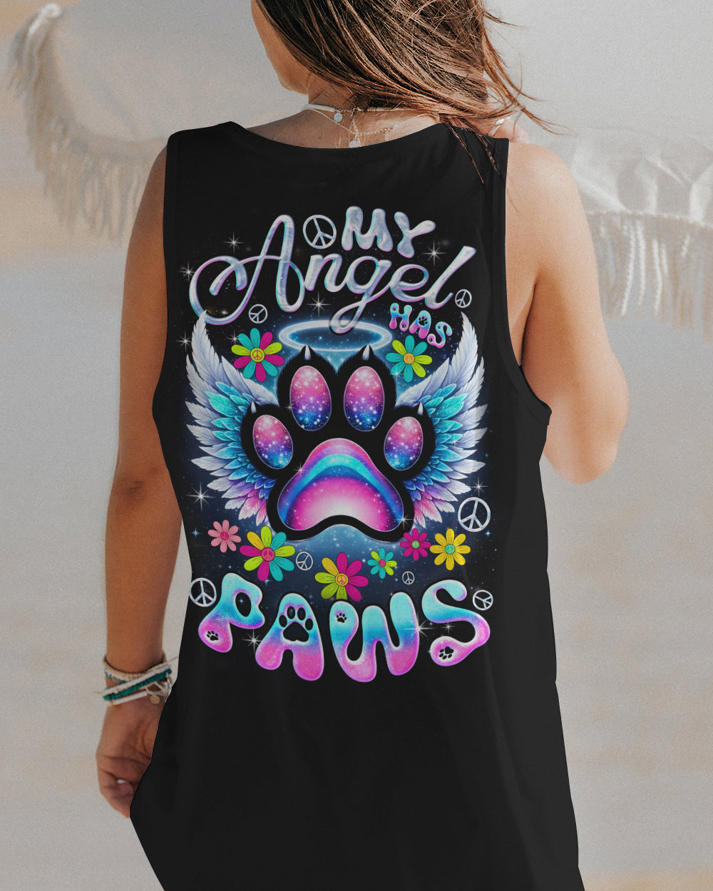 MY ANGEL HAS PAWS ALL OVER PRINT - TYQY1701261