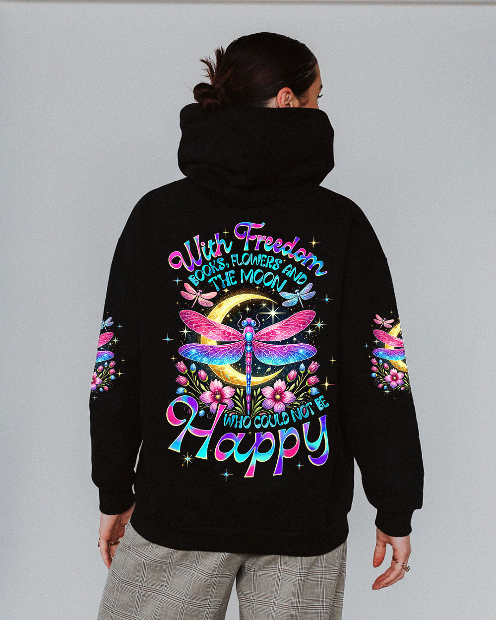 WHO COULD NOT BE HAPPY DRAGONFLY ALL OVER PRINT - TYQY1703253