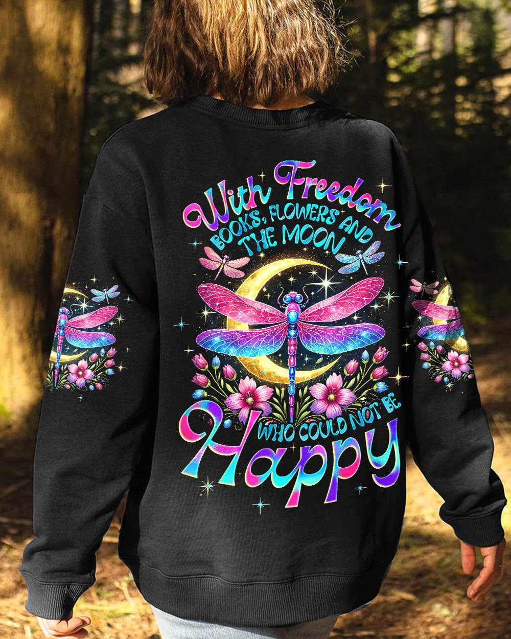 WHO COULD NOT BE HAPPY DRAGONFLY ALL OVER PRINT - TYQY1703253