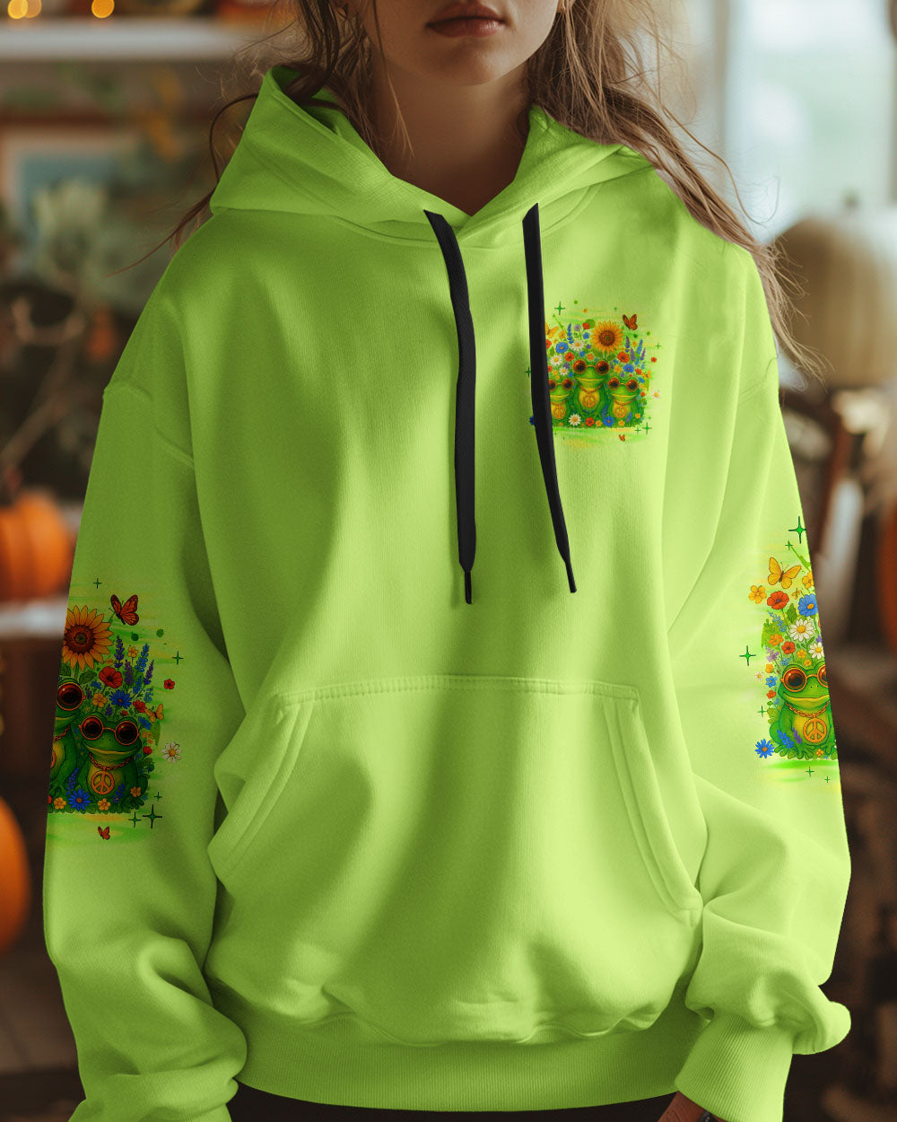 YOU BELONG AMONG THE WILDFLOWERS FROG ALL OVER PRINT - TYQY1705252