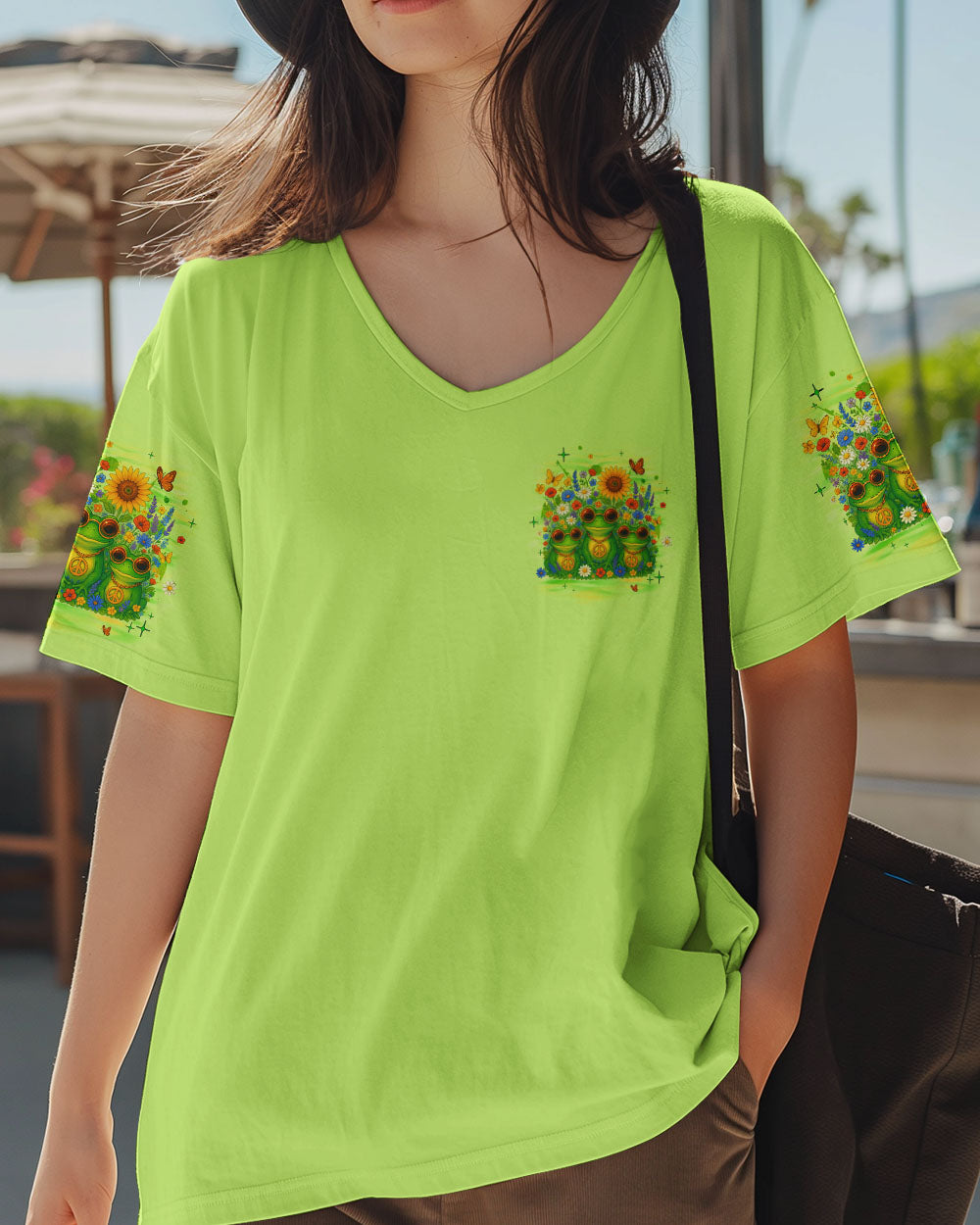 YOU BELONG AMONG THE WILDFLOWERS FROG ALL OVER PRINT - TYQY1705252