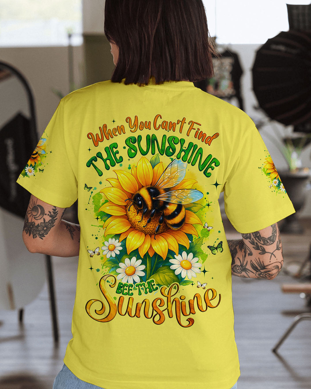 BEE THE SUNSHINE ALL OVER PRINT - TYQY1706252
