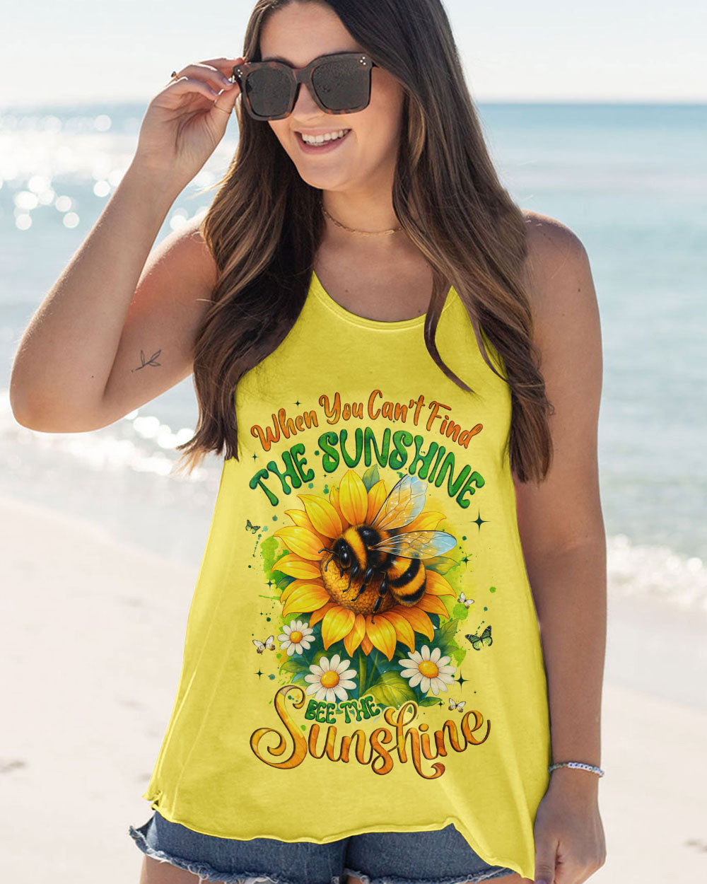 BEE THE SUNSHINE ALL OVER PRINT - TYQY1706252