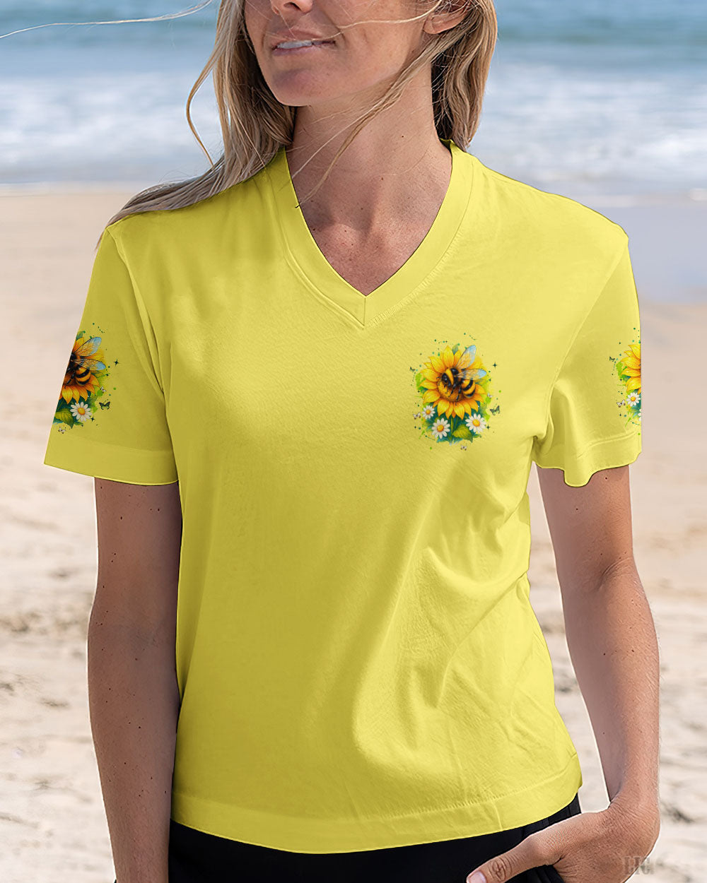 BEE THE SUNSHINE ALL OVER PRINT - TYQY1706252