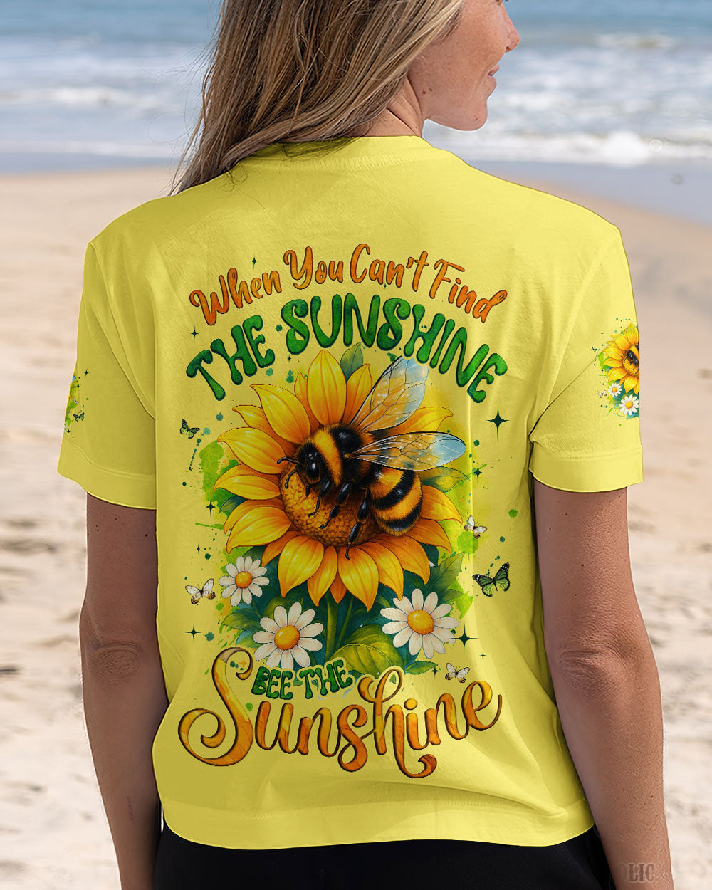 BEE THE SUNSHINE ALL OVER PRINT - TYQY1706252