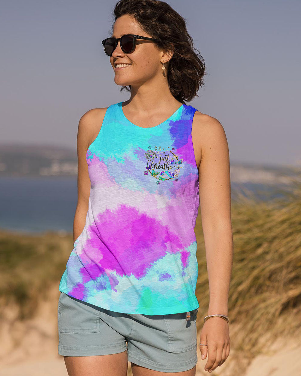 JUST BREATHE BUTTERFLIES ALL OVER PRINT - TYQY1707244