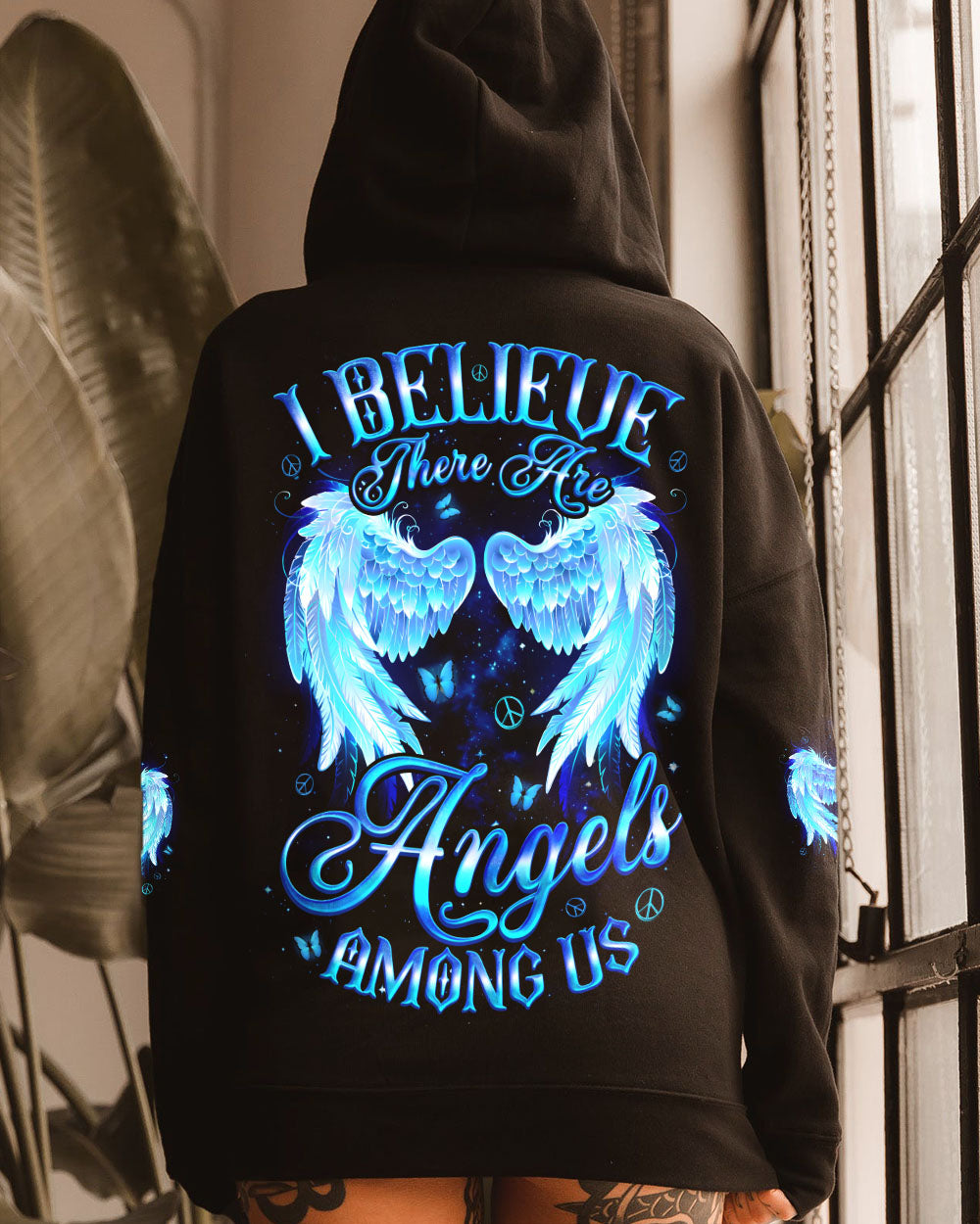 I BELIEVE THERE ARE ANGELS AMONG US WINGS  ALL OVER PRINT - TYQY1710251