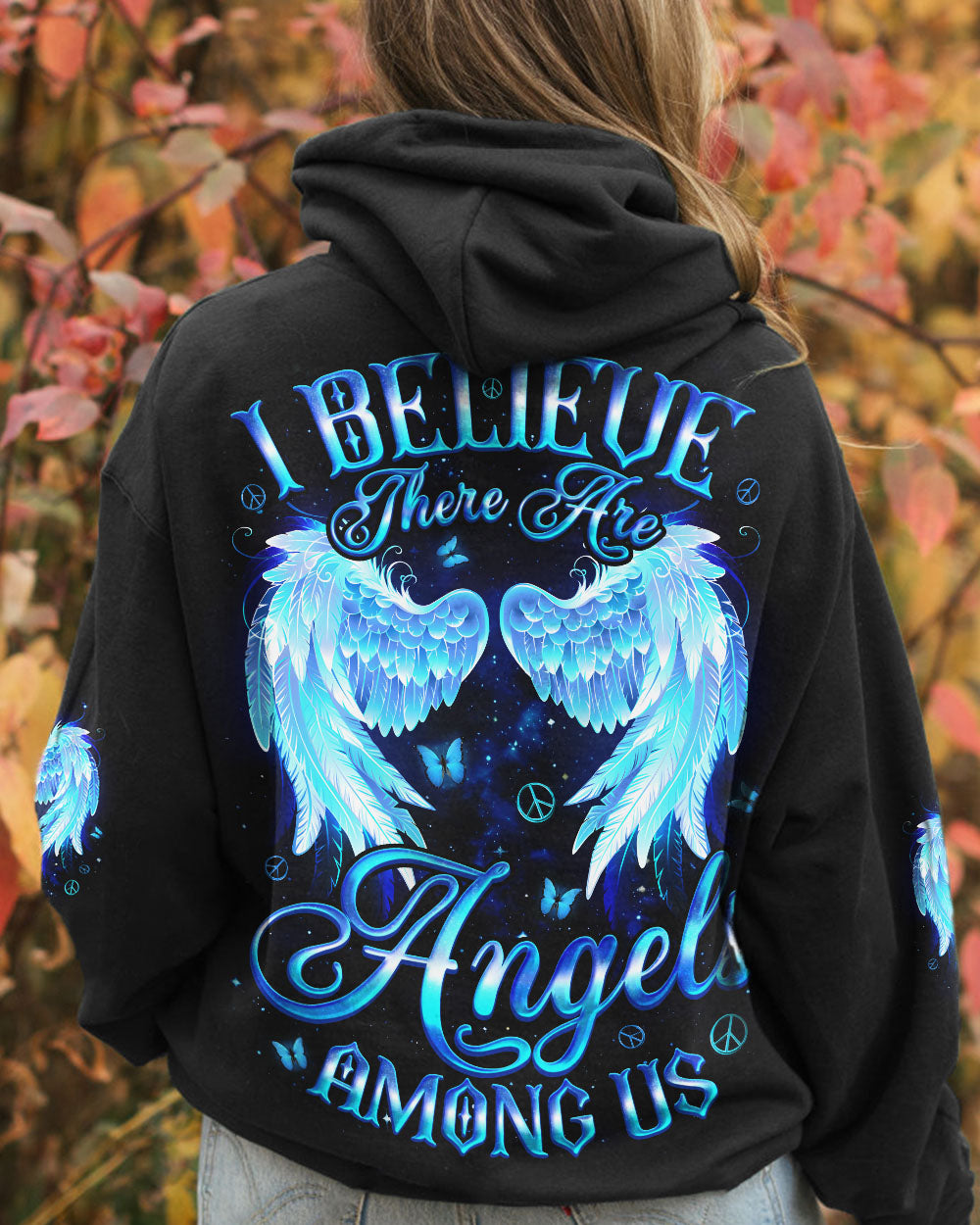 I BELIEVE THERE ARE ANGELS AMONG US WINGS  ALL OVER PRINT - TYQY1710251