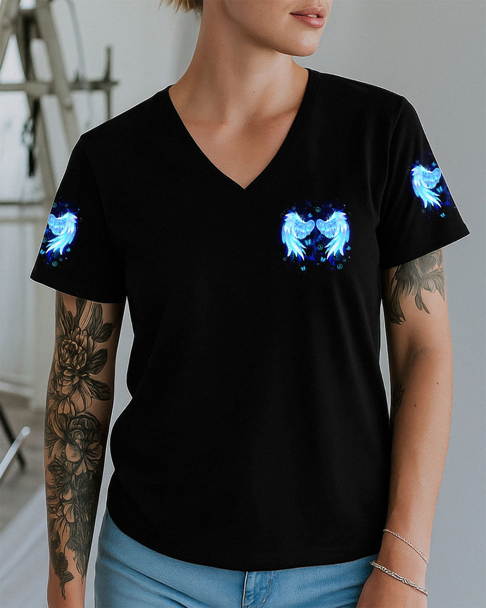 I BELIEVE THERE ARE ANGELS AMONG US WINGS  ALL OVER PRINT - TYQY1710251