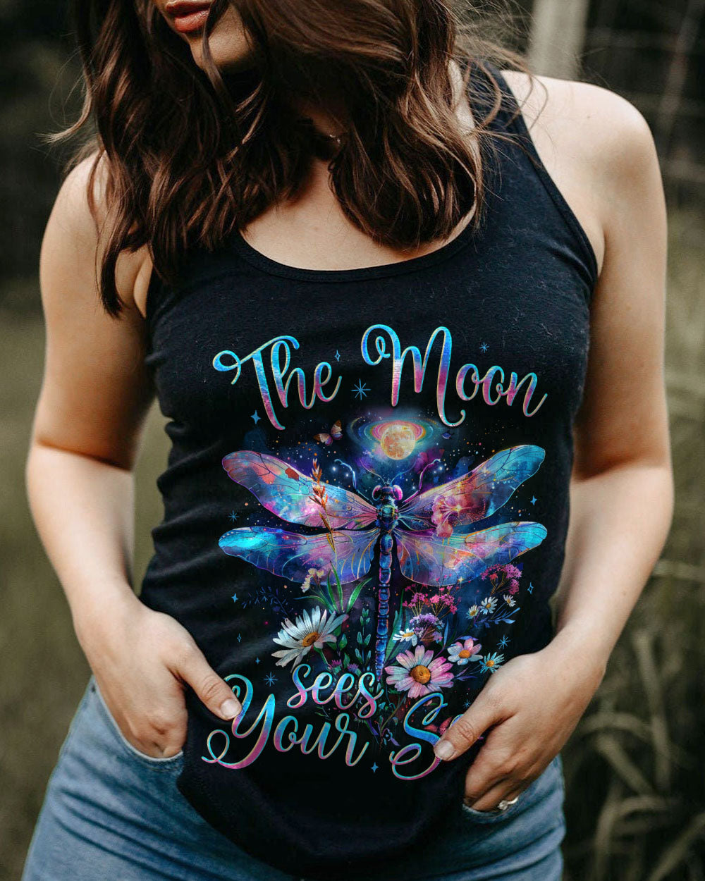 THE MOON SEES YOUR SOUL DRAGONFLY ALL OVER PRINT - TYQY1803242
