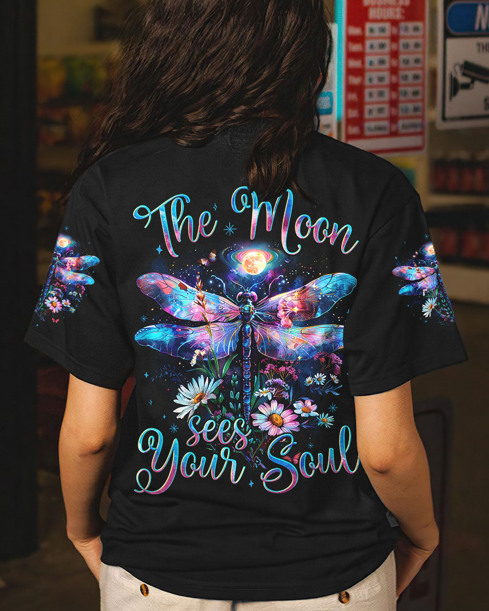 THE MOON SEES YOUR SOUL DRAGONFLY ALL OVER PRINT - TYQY1803242