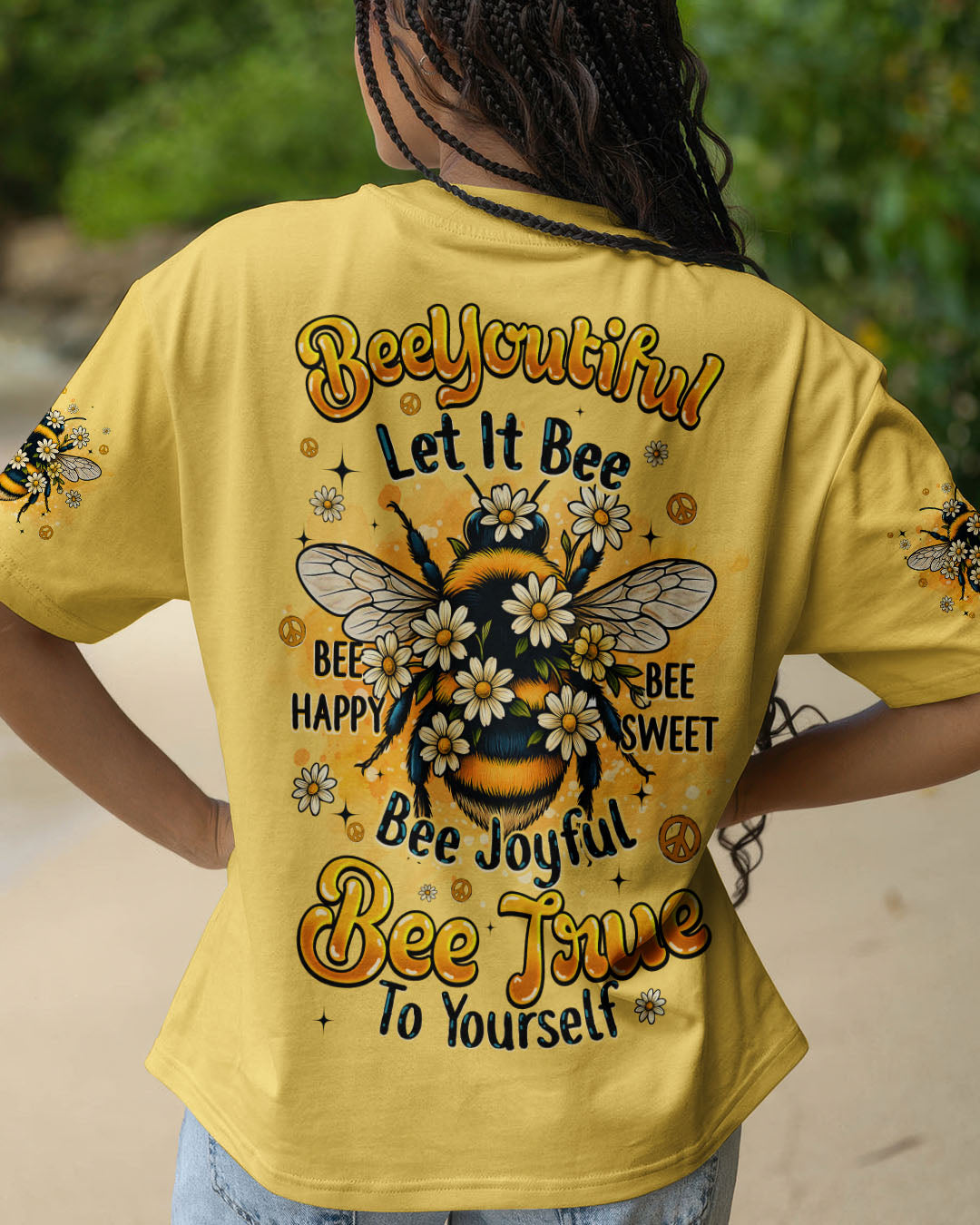 BEE TRUE TO YOURSELF ALL OVER PRINT - TYQY1806258