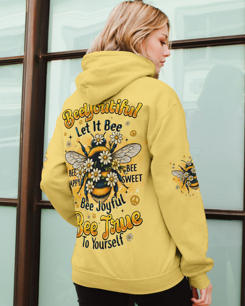 BEE TRUE TO YOURSELF ALL OVER PRINT - TYQY1806258