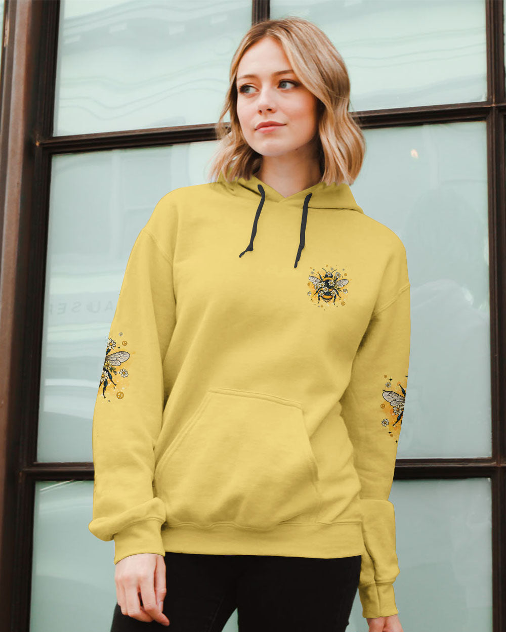 BEE TRUE TO YOURSELF ALL OVER PRINT - TYQY1806258
