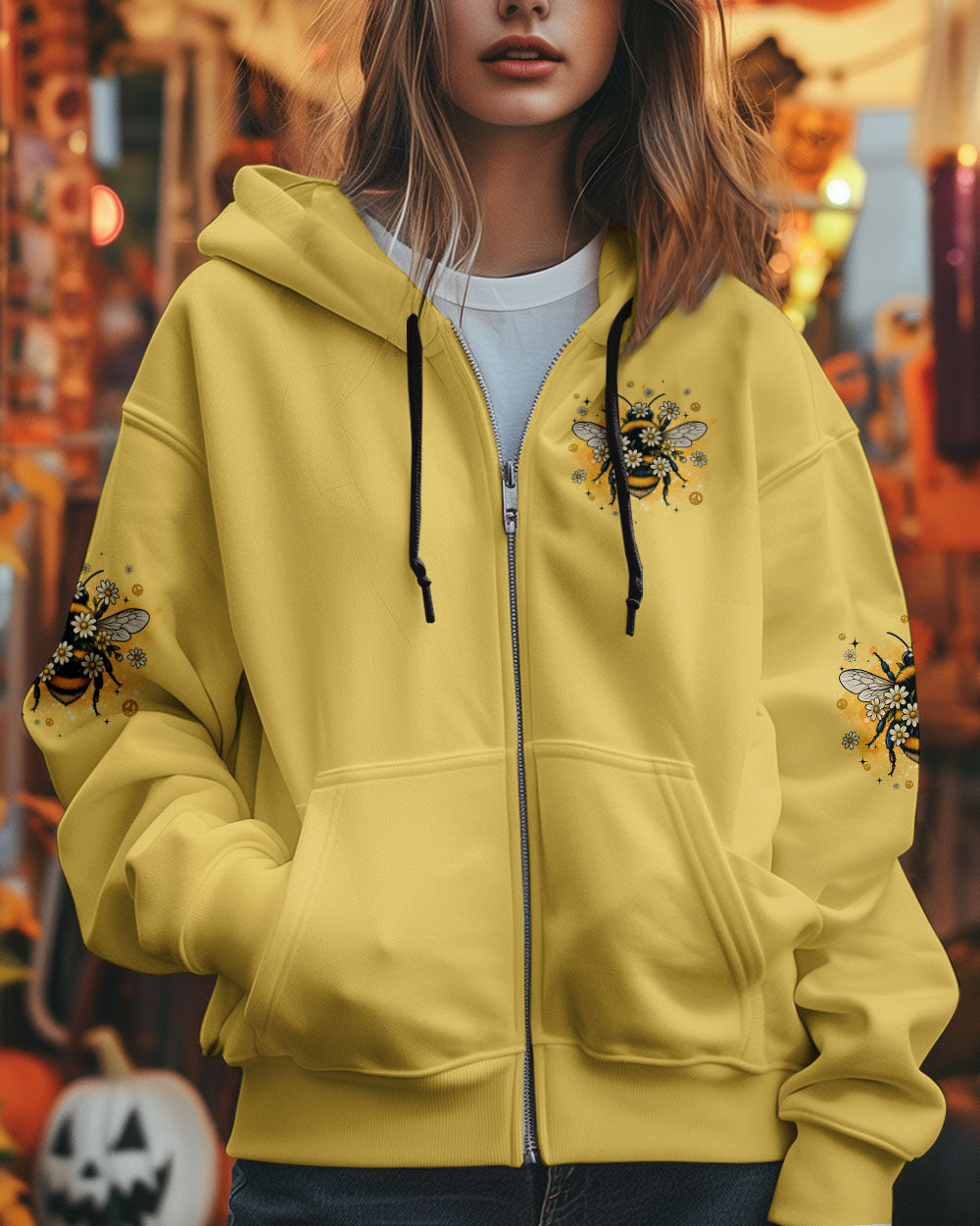 BEE TRUE TO YOURSELF ALL OVER PRINT - TYQY1806258