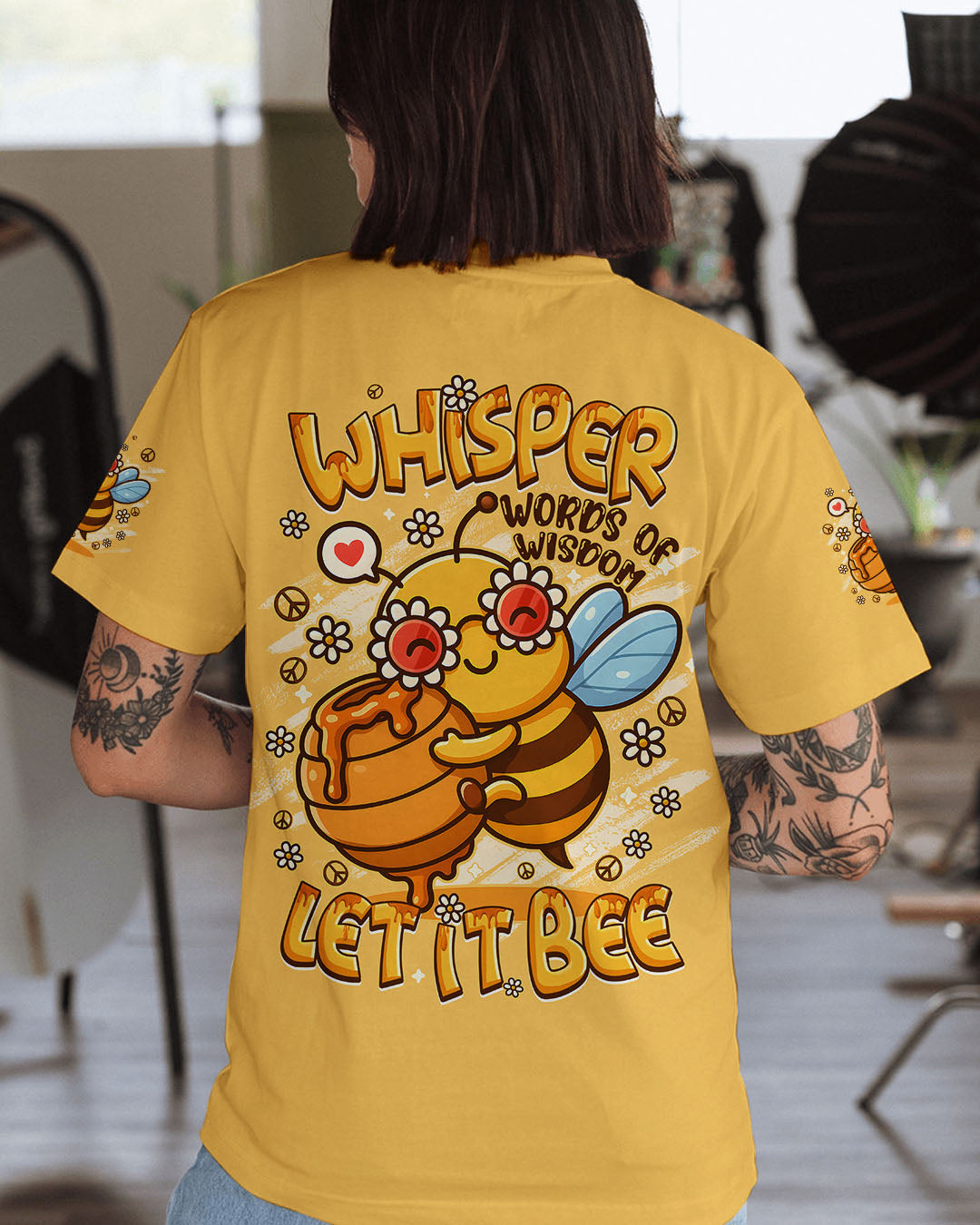 WHISPER WORDS OF WISDOM LET IT BEE ALL OVER PRINT -TYQY1808254