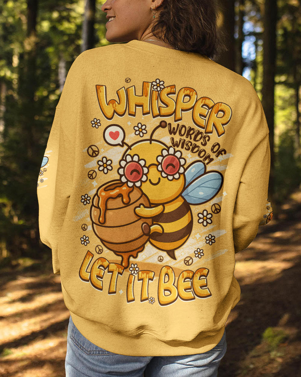 WHISPER WORDS OF WISDOM LET IT BEE ALL OVER PRINT -TYQY1808254