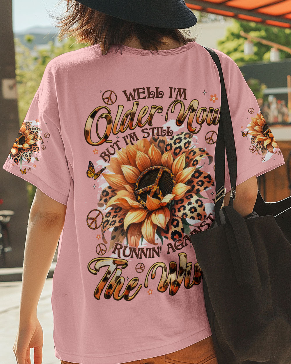 RUNNING AGAINST THE WIND SUNFLOWER ALL OVER PRINT - TYQY1809242