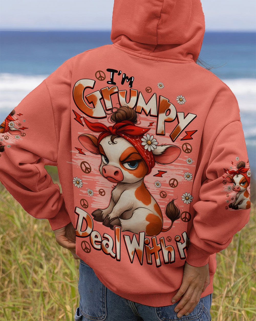 I'M GRUMPY COW ALL OVER PRINT - TYQY1809252