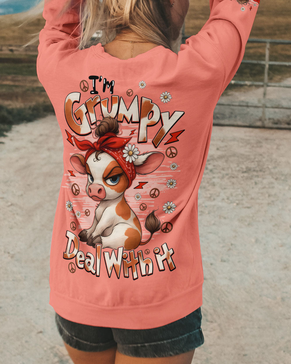 I'M GRUMPY COW ALL OVER PRINT - TYQY1809252